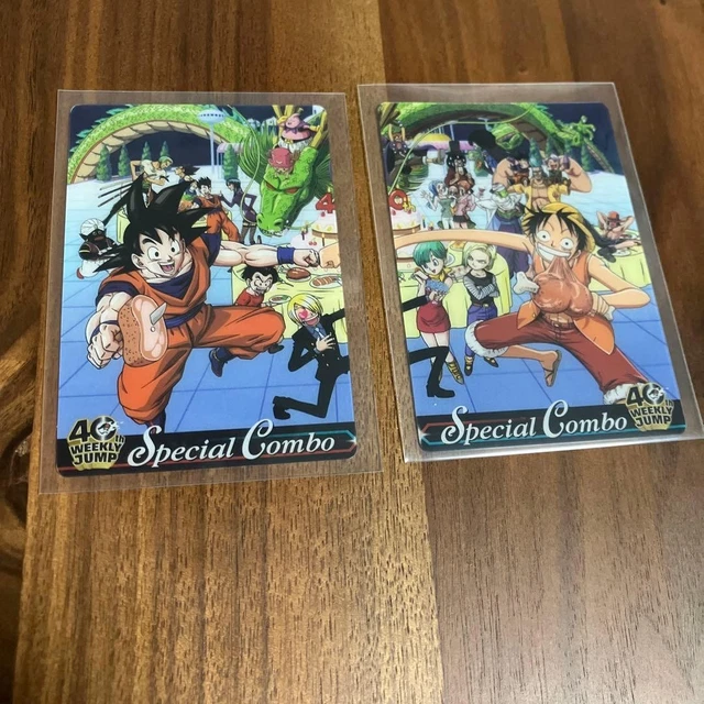 DRAGON BALL Z One Piece Card 40th Jump Anniversary Japanese
