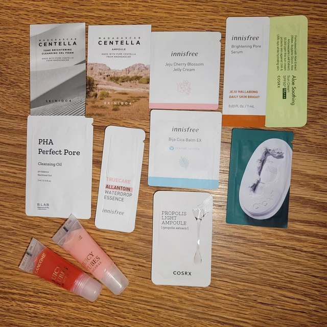 Korean Skincare Sample Lot Kbeauty