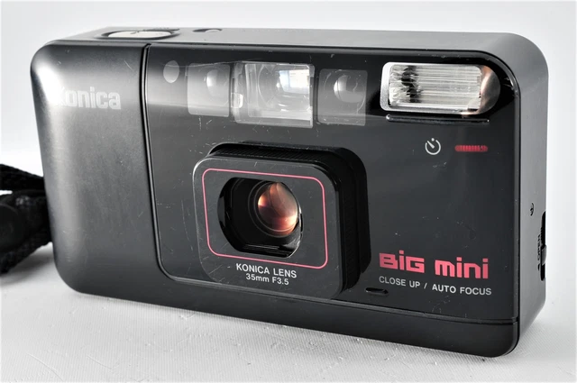 Konica BIG Mini A4 35mm Black Point & Shoot Film Camera From JAPAN [Exc+5] #153