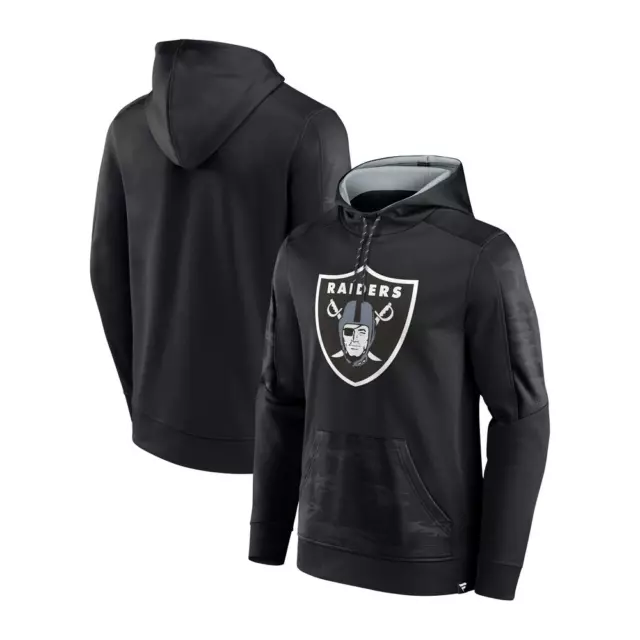 Las Vegas Raiders Felpa con Cappuccio (Taglia M) Uomo NFL Primary Logo - Nuovo