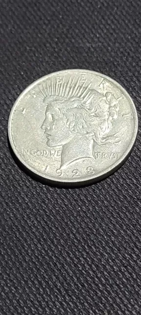 1923 Liberty Peace Eagle Silver One Dollar $1 US Coin Collectible Currency VG