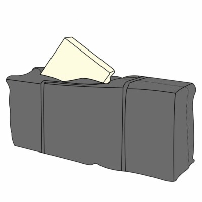 Lex Lex Schutzhã ¼ Étui Deluxe Pour R 4 Gartenmã¶Belauflagen 125 x 32 X 50 CM Sac 