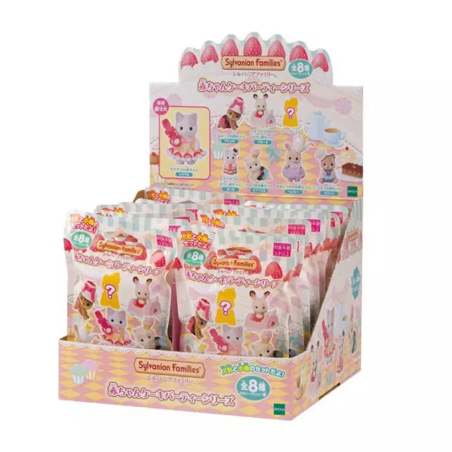 Sylvanian Families Baby Collection Baby Cake Party Serie 1 CAJA PAQUETE DE 16 (En stock)