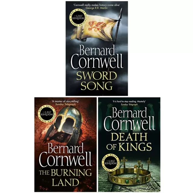 The Last Kingdom Saxon Tales Series 4-6 Books Collection Set By Bernard Cornwell