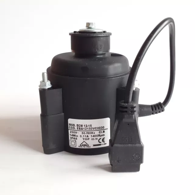 Elco ECM12 14W Universal Fan Motor With Plug Attachment, 230V, Refrigeration