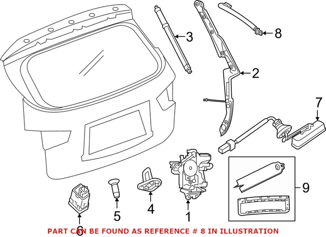 Genuine OEM Rear Park Assist Camera For Nissan 284423JA1A