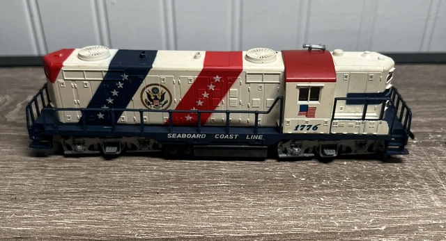 Bachman Locomotive 1776 Seaboard Coast Line Stars  Stripes