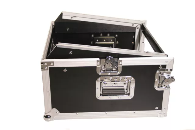 Winkelrack 4HE/10HE Flightcase 19" Rack Mixer CD Player Rack Case Koffer L-Rack