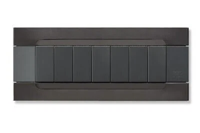 Placca Met Nickel Nero 7M ( URMET cod. 10907.92 )