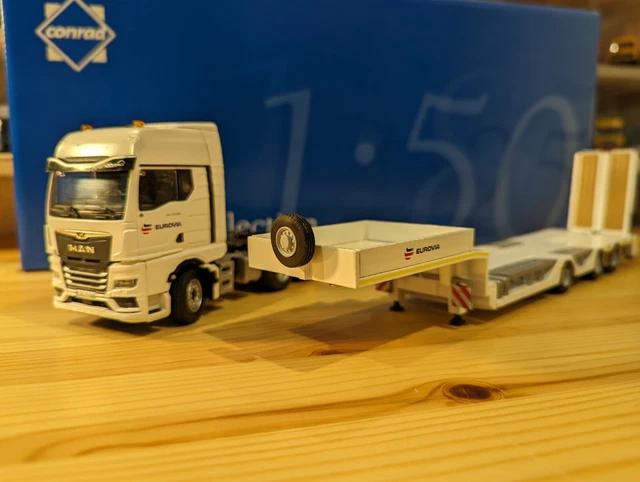 CONRAD MAN TGX SLT mit Goldhofer Semi-Tieflader MAXIMUM 1:50 OVP 70178/1 EUR 129,95 - FR