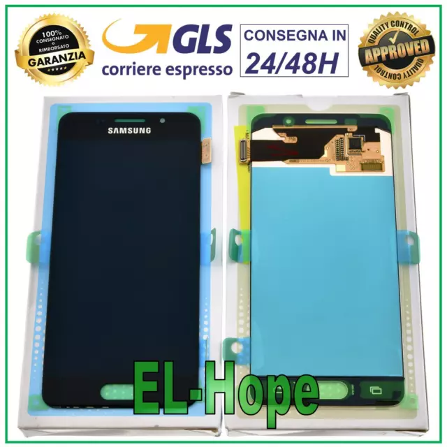 Display Lcd Originale Samsung Galaxy A3 2016 Sm A310 Touch Screen Vetro Nero