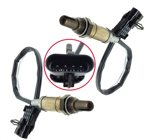 2pcs Oxygen Sensors Upstream&Downstream For 1996-2001 GMC Jimmy V6 4.3L Vortec