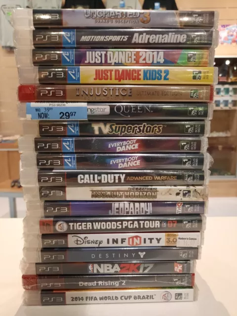 Sealed NEW PS3 Games! Good Variety! Playstation 3 Just Dance, Injustice, more!