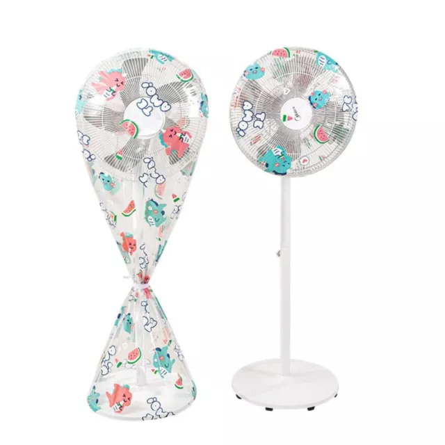 Printed Pattern Fan Protective Cover Fully Enclosed Dust Protection Cover