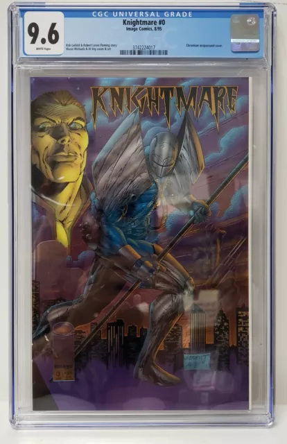 Knightmare Issue #0 Image Comics 1995 CGC Graded 9.6 White Pages Comic Book