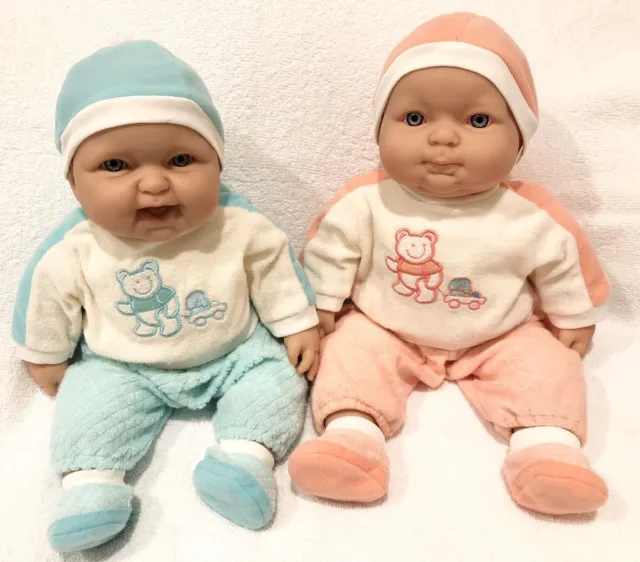 COLLECTIBLE - Berenguer twin baby dolls - approx. 35cm/14"