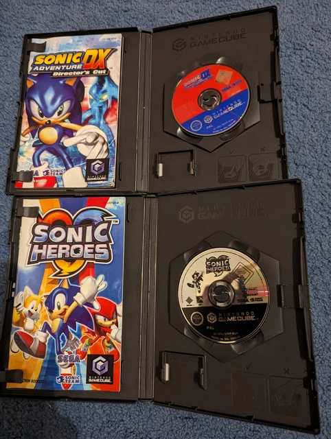 SONIC ADVENTURE DX Directors Cut And Sonic Heroes - Nintendo GameCube £ ...