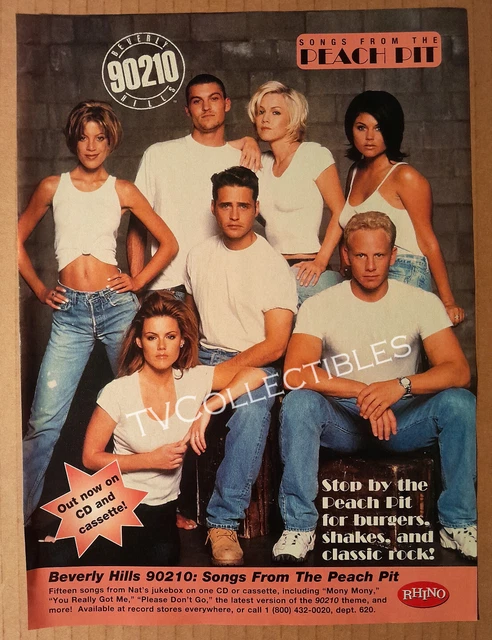 MAGAZINE PINUP~ DEVON SAWA ~1990s ~Back- BEVERLY HILLS 90210 Cast ~Tori