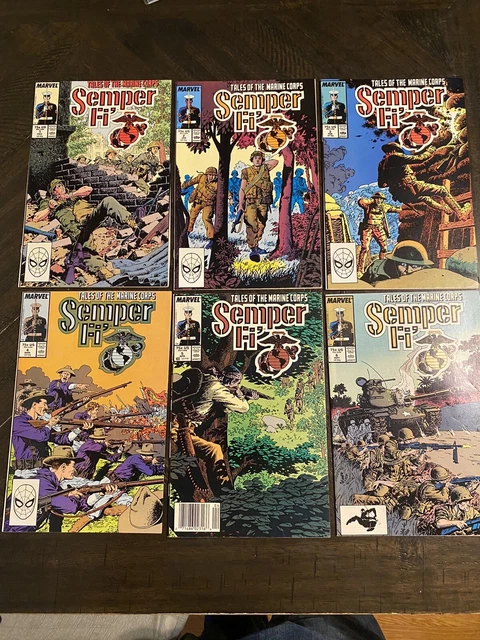 Semper Fi 1-6 1 2 3 4 5 6 Tales Of The Marine Corps Viet Nam Complete Lot Set