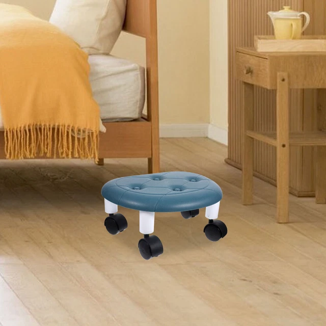 Mini sgabello, sgabello rotondo, sgabello basso, mini sgabello girevole,