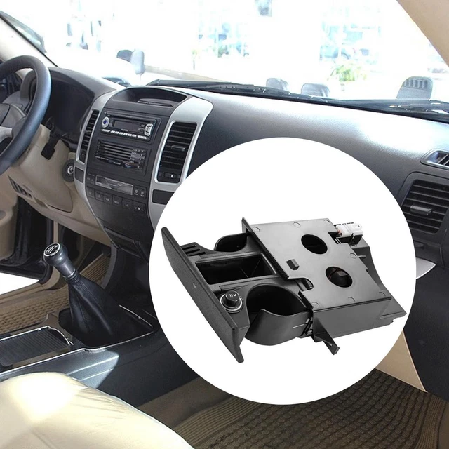 Porte-gobelet Coulissant Pour VW Golf MK4, Audi A3, A4, Q5... - Noir - Installation Facile Entre Sièges