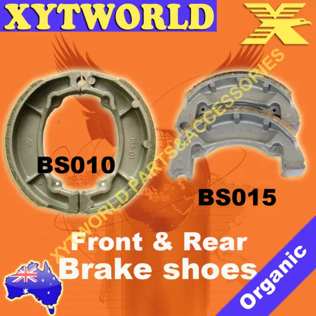 FRONT REAR Brake Shoes for Yamaha DT 100 1976-1980