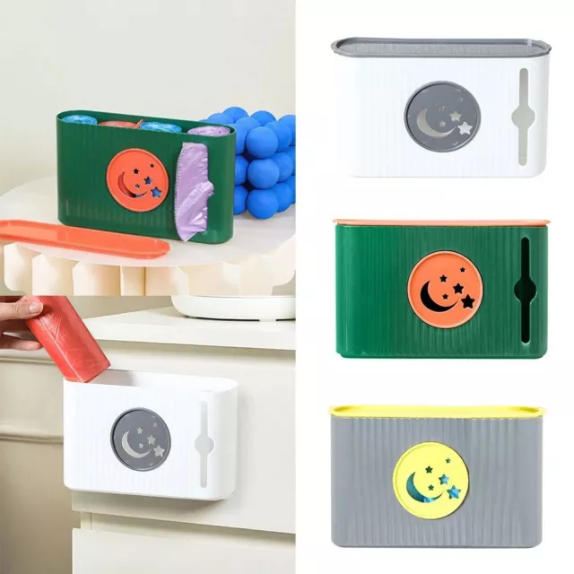 Borsa della spazzatura da parete scatola portaoggetti sacchetto della spazzatura dispenser organizer bagno