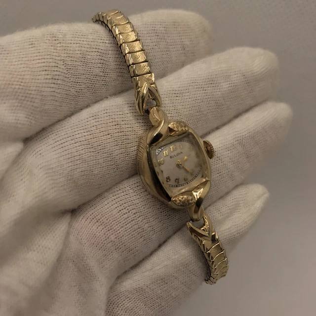 Vintage bulova 10k hotsell gold filled watch