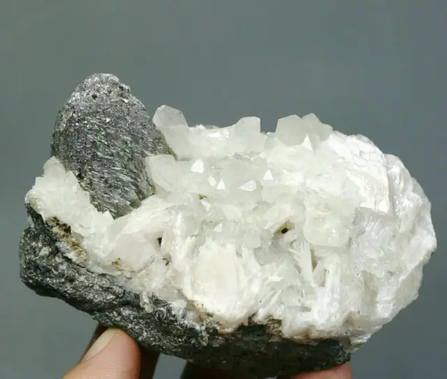 1.6lb Manganocalcite on Arsenopyrite Lollingite Molybdenite Coating Cassiterite