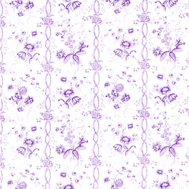 Dolls House Wallpaper 1/12th 1/24th scale Lilac Quality Paper #321