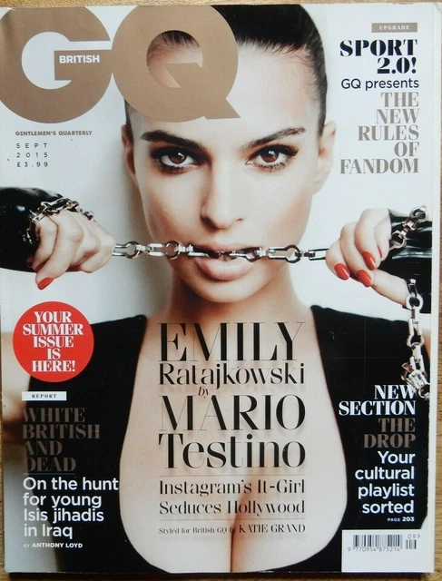 gq magazine september 2015 mario testino emily ratajkowski