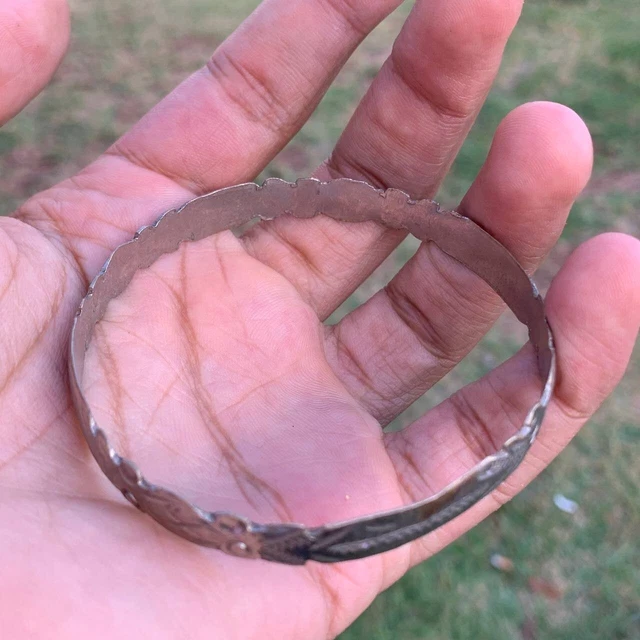 Really Very Old Rare Ancient Viking Bracelet Silver Artefact Authentic Stunning