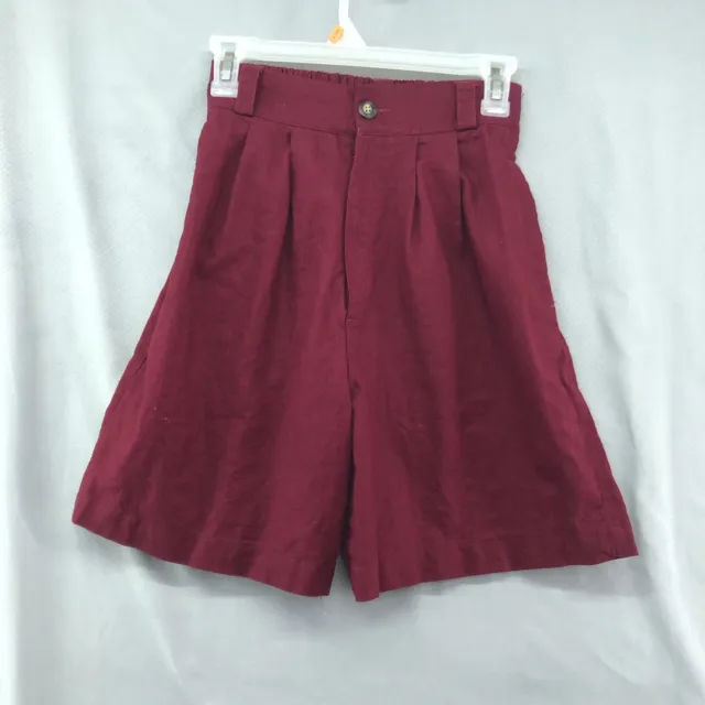 Vintage Milano Stretch Red Shorts Size 6 Women