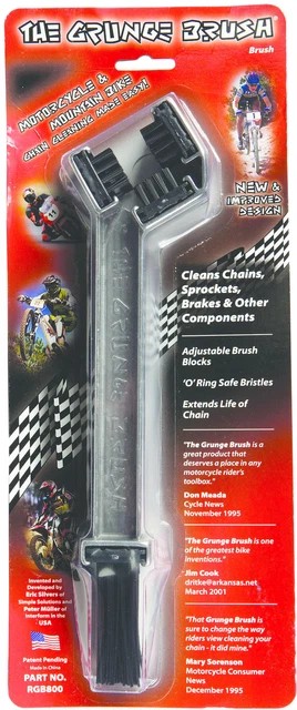 Aluminum Grunge Brush AGB888 For MC/ATV/Bicycle Chains & Sprockets
