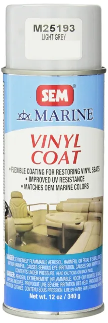 SEM M25193 Light Grey Marine Vinyl Coat - 12 oz.