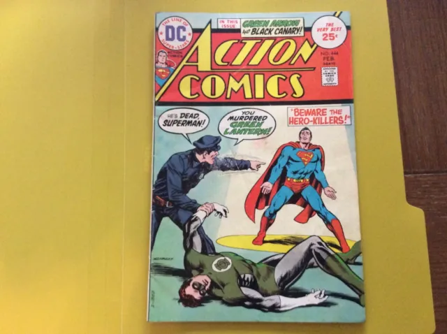 1975 Action Comics #444 with Green Arrow and Black Canary