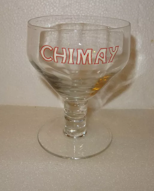 N°3 Verre Emaille Biere Trappiste Abbaye Chimay Belgique