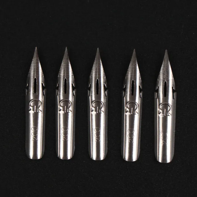 5Pcs Dipped Tip G Nib Metal English Calligraphy Stationery Office School Supply#