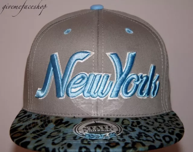New York LEOPARD snapback Capuchons, Ny Visière Plate Baseball Ajusté Hip Hop