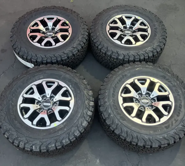 Set of 4 2023 2015-2023 Ford Raptor F150 OEM  Wheels Tires 285/70R17 BFG KO2