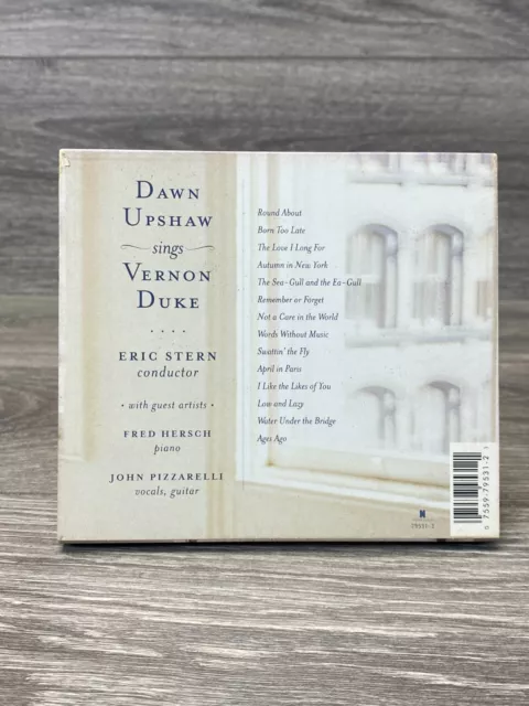 CD de música Dawn Upshaw Sings Vernon Duke soprano Eric Stern 1999 con estuche 2