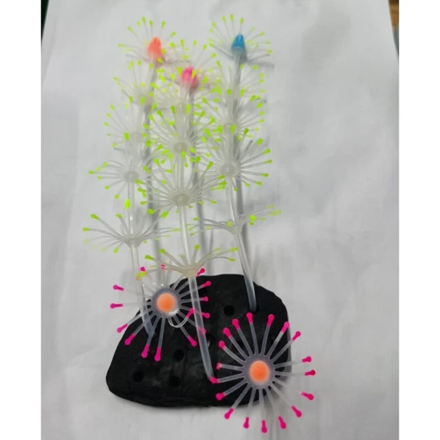 Aquarium Decor Coral Plant Silicone Reef Seaweed ornaments Safe and Harmless