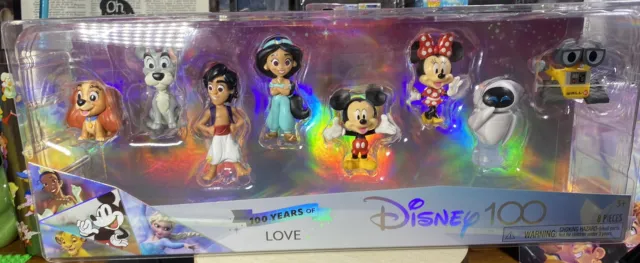 Disney100 Years of Laughter Celebration Collection Limited Edition 8-piece  Figure Pack, Kids Toys for Ages 3 up 
