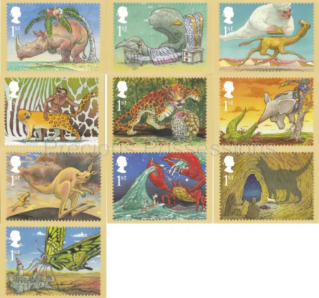 Gb Postcards Phq Cards Mint No. 237 2002 Rudyard Kipling's Just So Stories