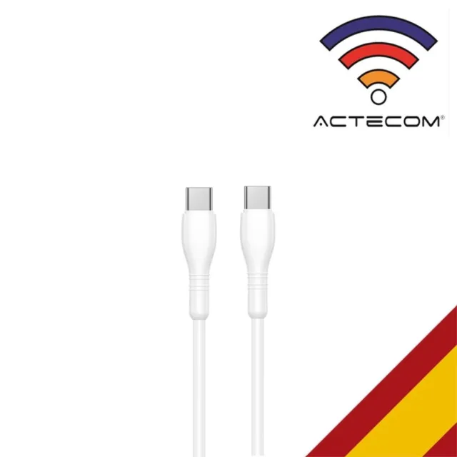 Actecom Cable de carga compatible con iPhone 15 1M cable tipo C a tipo C cable