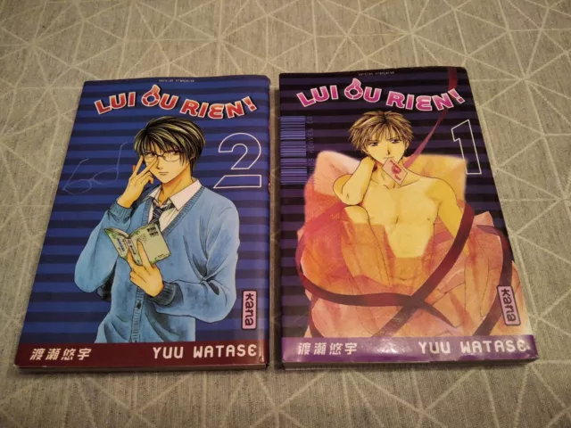 MANGA - KANA éditions - LUI OU RIEN - tomes 1 et 2