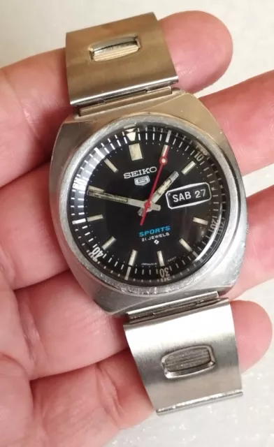 Vintage Original Seiko 5 Sports   6119-6023 September 1976 Working