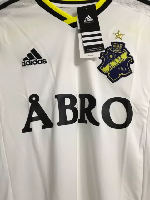 Men’s adult AIK Stockholm away football shirt XXXL Adidas BNWT 2014-2015 2