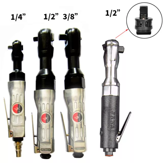 1/2'' 1/4''3/8'' Impact Air Pneumatic Tools Ratchet Wrench Mechanics Compressor