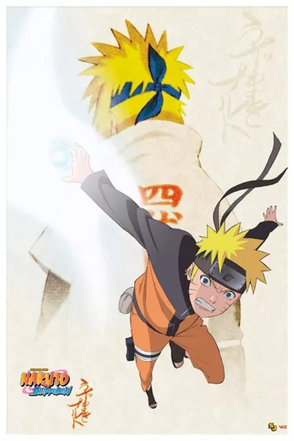 naruto wall poster naruto and sasuke best rivals 12x18 naruto shippuden